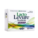 UNI-PHARMA LactoLevure Symbiotic Symbiotic Adult Dietary Supplement with 3 Probiotic Bacteria 20 sachets