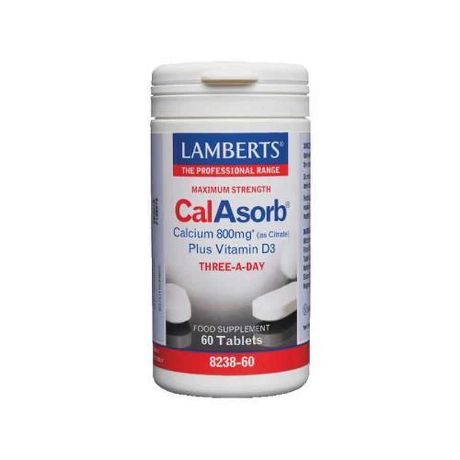LAMBERTS CalAsorb Calcium 800mg 60 Tabletten