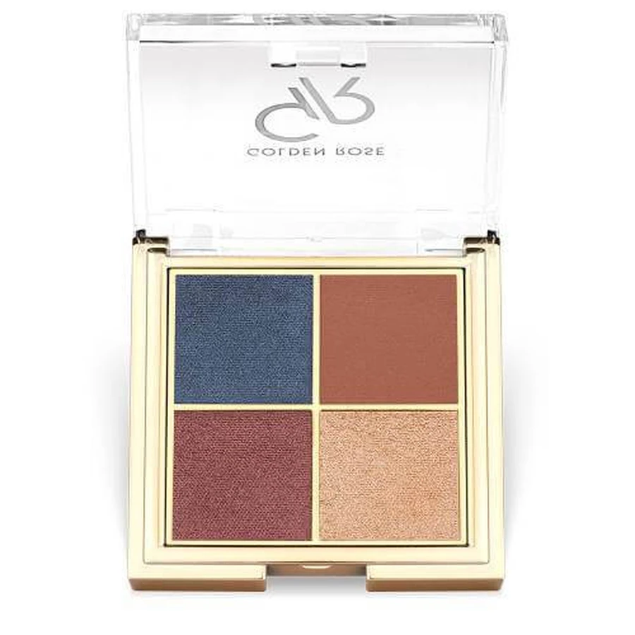 GOLDEN ROSE Quattro Oogschaduwpalette: 03 Blue Charm 8.8gr