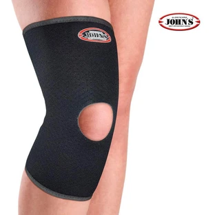 JOHNS Basic II Knee Brace with Neoprene Hole Black 120145