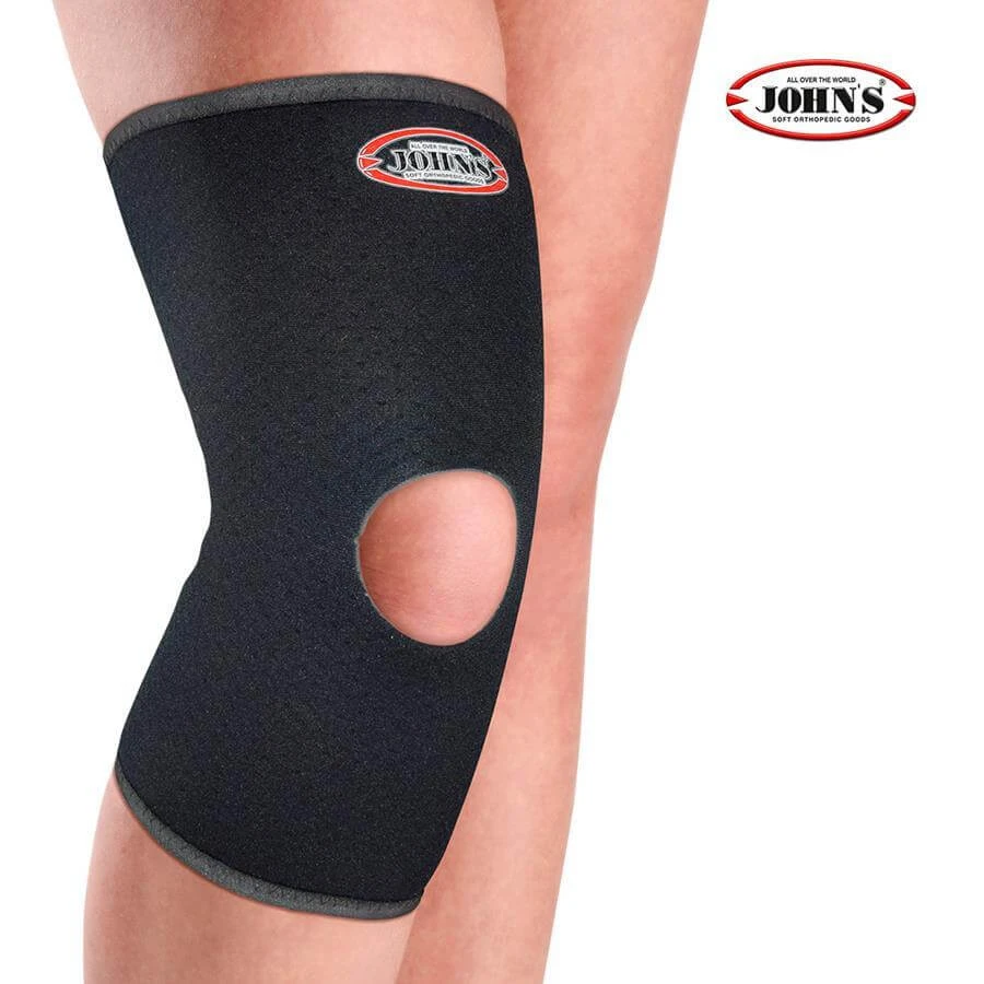 JOHNS Basic II Knee Brace with Neoprene Hole Black 120145
