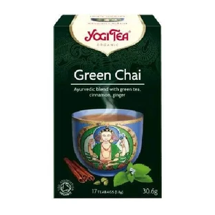 YOGI TEA Groene Chai Biologische Verjongingsthee 17 builtjes 30.6gr