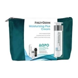 FREZYDERM Promo Moisturizing Plus Cream Feuchtigkeitsspendende Gesichts- und Halscreme 50ml + Sanfte Gesichtsreinigung, 15ml + Anti-Aging Serum, 5ml + Velvet Colors Medium Matte Make Up 2ml + Wasserbehälter