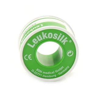 LEUKOSILK Hypoallergene klevende zijde tape 4,6m x 1,25cm
