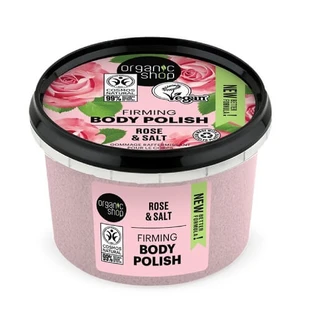 ORGANIC SHOP Scrub Body Exfoliator with Rose and Salt 250ml