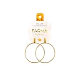 FARMA BIJOUX Hypoallergene Oorbellen Verguld 40mm
