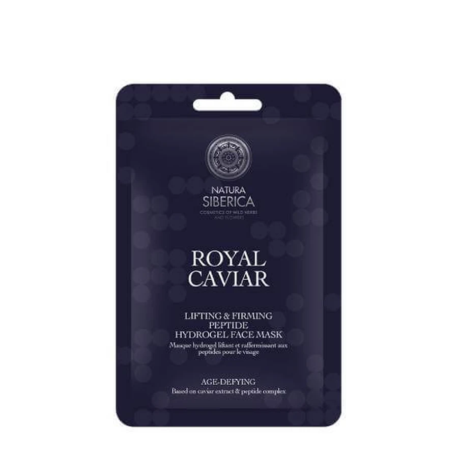 NATURA SIBERICA Royal Caviar Hydrogel Mask with Peptide Complex for Enhancing Firmness 1 pc.