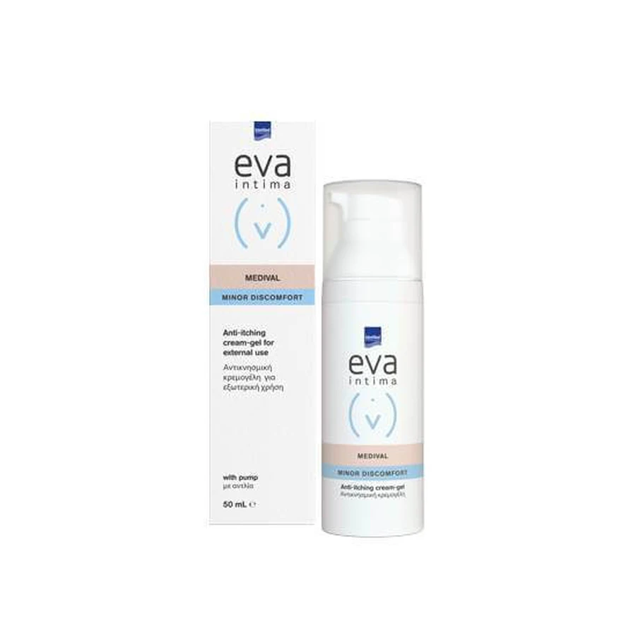 INTERMED Eva Intima Medival Vaginale Anti-congenitale Crème voor de verlichting van de uitwendige genitale organen 50ml