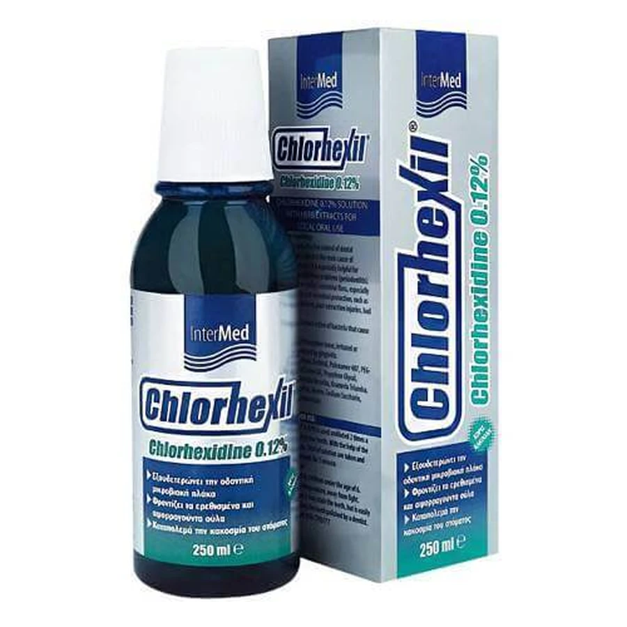 INTERMED Chlorhexil 0,12% Mouthwash for multiple protection of the oral cavity 250ml