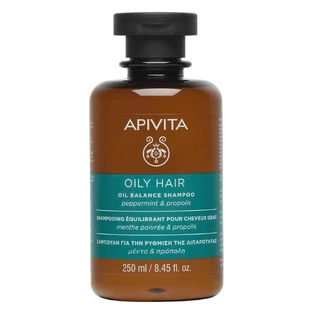 APIVITA Shampooing régulateur de sébum à la menthe poivrée et à la propolis 250ml