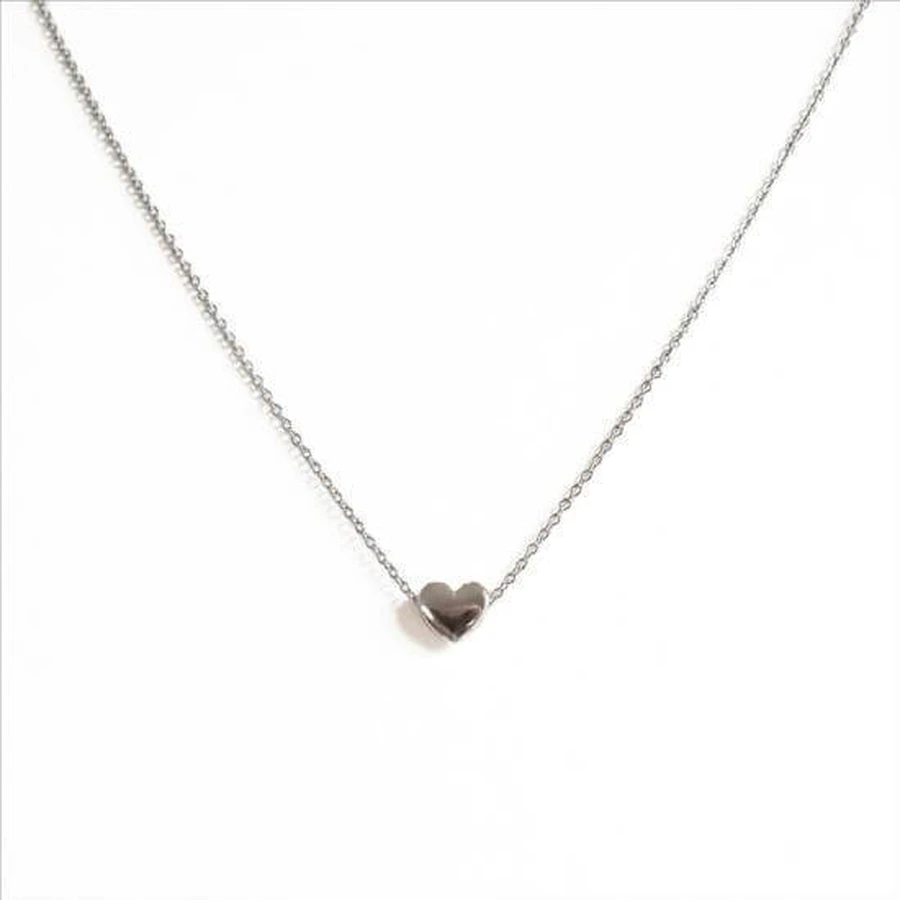 FARMA BIJOUX Hypoallergene Halskette Silber mit Herz 40/45cm