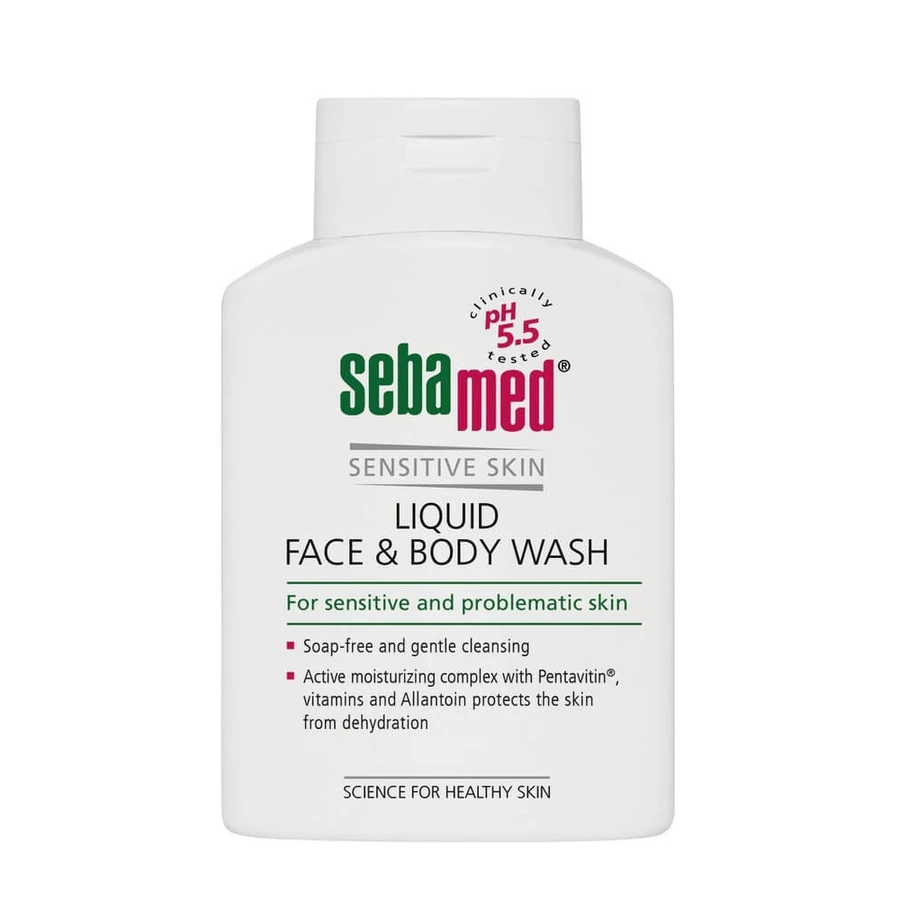 SEBAMED Liquid Body & Body Cleanser für empfindliche & problematische Haut mit pH 5.5 200ml