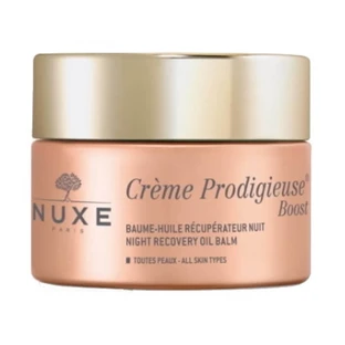 NUXE Creme Prodigieuse Boost Night Oil Face Balm pour l'hydratation, la régénération et les imperfections avec Acide Hyaluronique 50ml