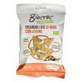 Triunchiular snack with corn and vegetables gluten free, 20 gr, Fior Di Loto