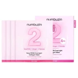 Numbuzin - No.2 Rosa PDRN Mascarilla de Colágeno de Noche 37g*4EA