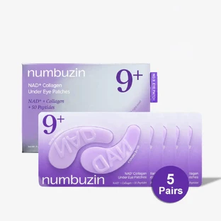Numbuzin - No.9 NAD+ Patchs oculaires, 5 paires