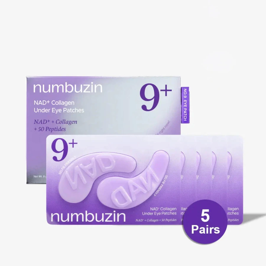 Numbuzin - No.9 NAD+ Patchs oculaires, 5 paires