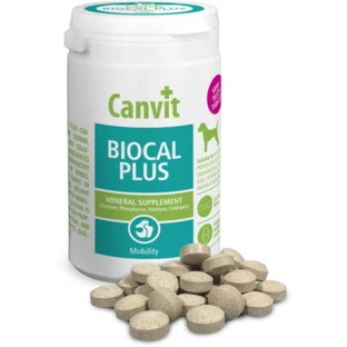 Suplemento nutricional para perros Canvit Biocal Plus con Minerales 230 gr