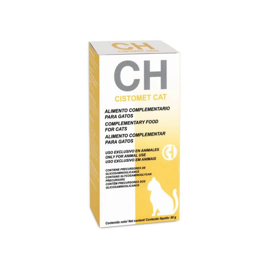 CISTOMET CAT Apoyo nutricional para la función del tracto urinario con precursores de glicosaminoglicanos 60 G