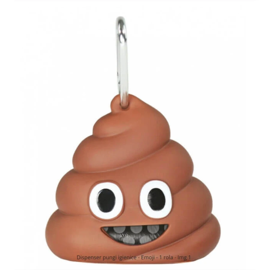Dispensador de bolsas de aseo - Emoji Record - 1 rollo