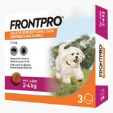 FrontPro 11 mg chewable tablets against fleas and ticks for dogs 2-4 kg - 3 tablets