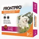FrontPro 11 mg chewable tablets against fleas and ticks for dogs 2-4 kg - 3 tablets