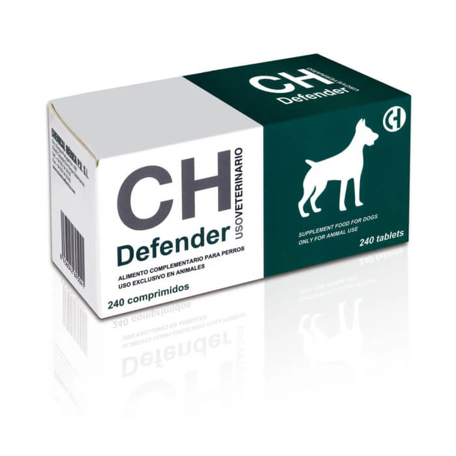 CH DEFENDER comprimés anti diarrhée pour chiens 240 tbl
