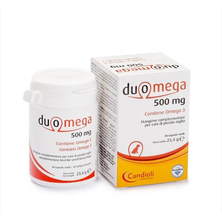 Duomega Dogs 30 softgel capsules 500 mg - Omega 3 support for dogs