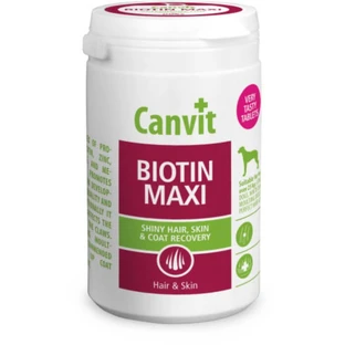 Supplément nutritionnel pour chiens Canvit Biotin Maxi Hair & Skin 500 gr