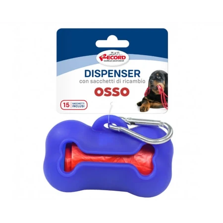 Hygienetütenspender, Silikon Record Bone - Blau