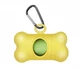 Bamboo toilet bag dispenser - Yellow