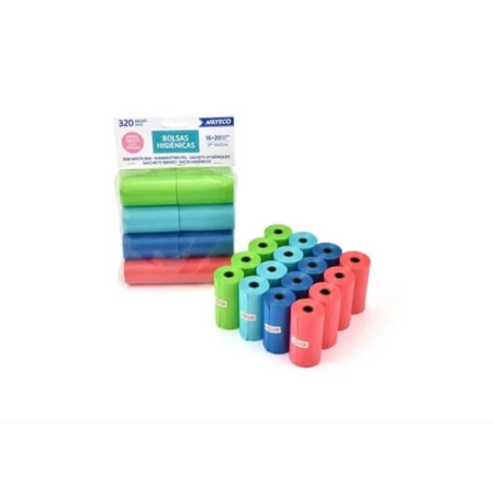 Nayeco scented toilet bags - 16 rolls x 20pcs