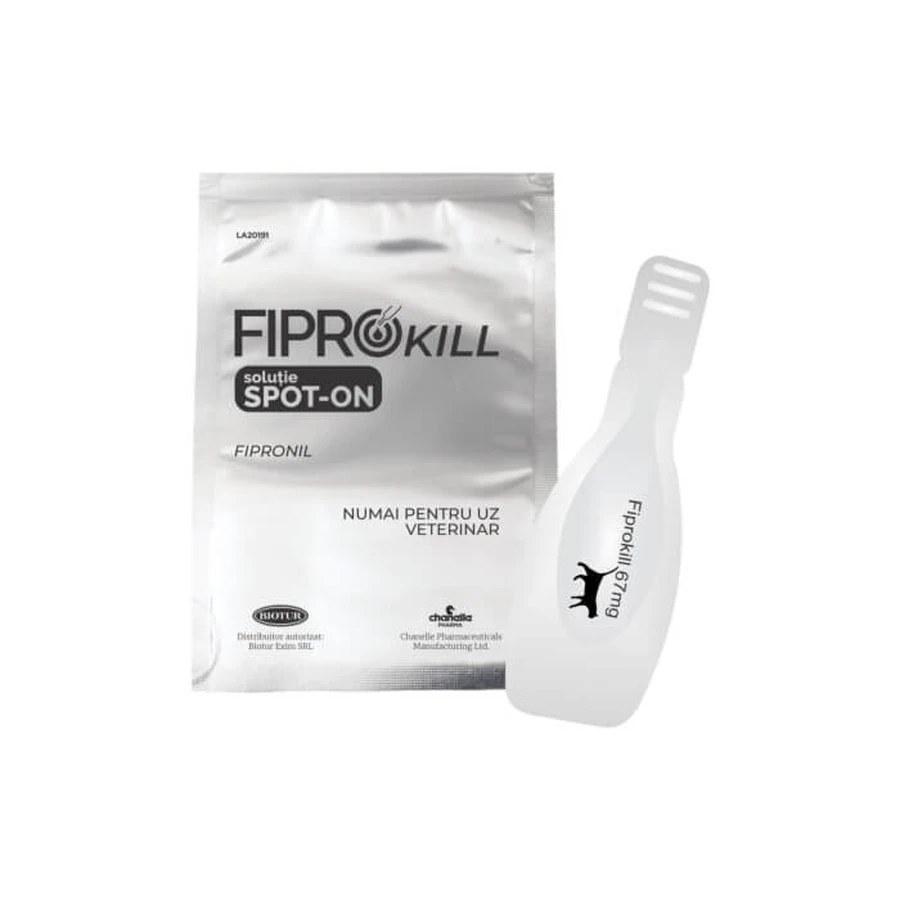 Fiprokill 50 mg Spot-On Cat - 3 Antiparasitic/ Antiparasitic Cat Pipettes
