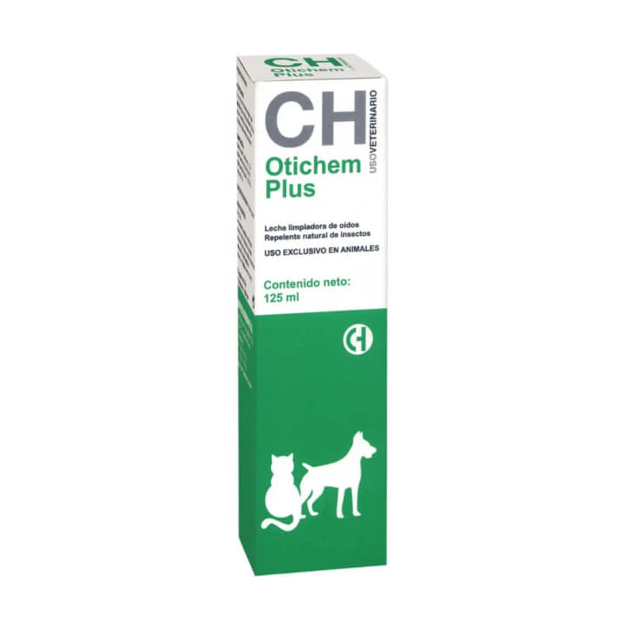 CH OTICHEM PLUS Ohrenpflege-Lotion, empfohlen für Hunde und Katzen 125 ml
