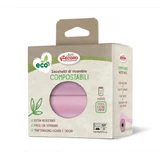 Composteerbare hygiënische composteerbare zakjes voor honden - set 2 rollen x 15st - Roze
