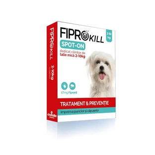 Fiprokill 67 mg Spot-On Caine 2-10 kg -3 Antiparasitaire/ Kutie Pipetten