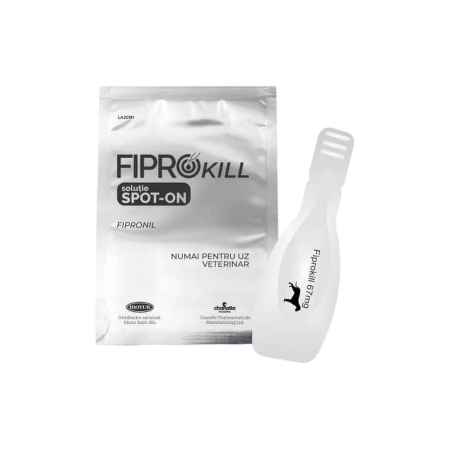 Fiprokill 67 mg Spot-On Caine 2-10 kg -3 Antiparasitaire/ Kutie Pipetten