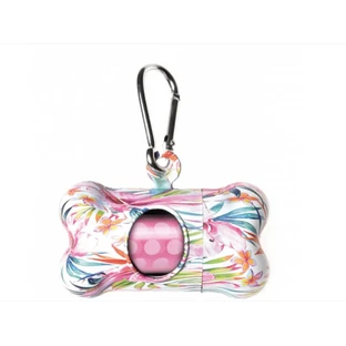 Dispensador de bolsas de aseo Record - Floral - 1 rollo