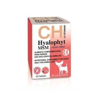 CH HYALOPHYT MSM MINI voedingssupplement voor kleine honden, voor gezonde gewrichten 90 tbl