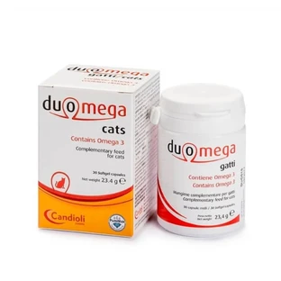Duomega Cats 30 cápsulas de gelatina blanda 500 mg - Omega 3 para gatos