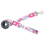 MAX & MOLLY Cherry Bloom, guinzaglio per cani, poliestere, blu e rosa, M(1,2m x 2cm)