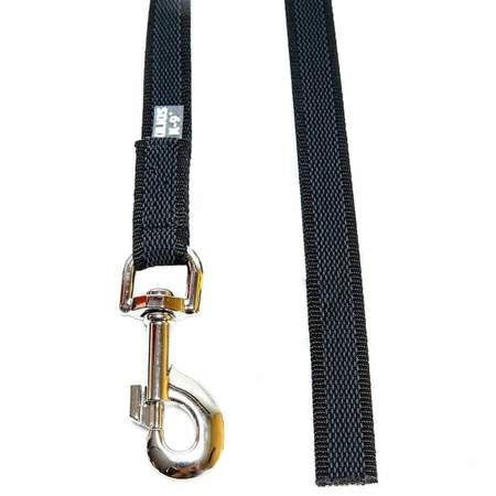 Antirutsch-Leine mit Handgriff, Julius K9, 20 mm x 3 m, max. 50 kg, Schwarz