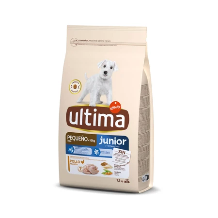 ULTIMA Small Junior, XS-S, Huhn, Trockenfutter für junge Hunde, 1,5 kg