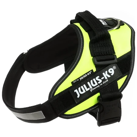 JULIUS-K9 IDC Power, pettorina per cani, M, 14-25 kg, neon
