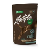 NATURES PROTECTION Lifestyle, Pește alb, hrană uscată fără cereale pisici, 400g