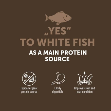 NATURES PROTECTION Lifestyle, White fish, cereal-free dry cat food, 400g
