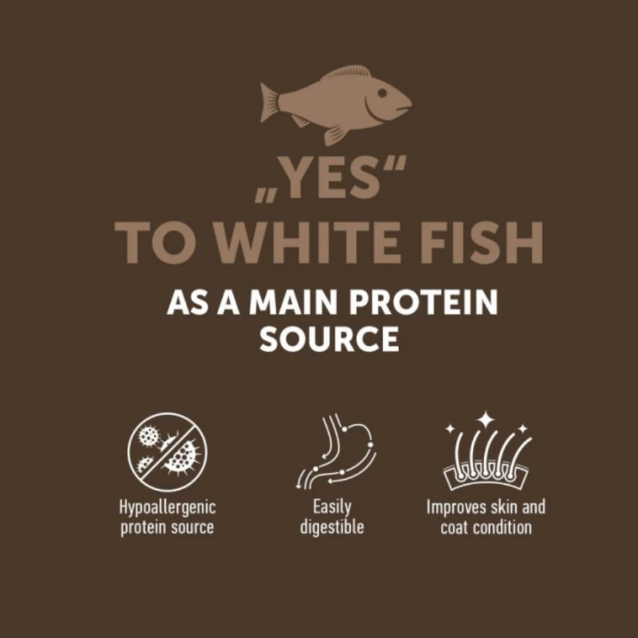 NATURES PROTECTION Lifestyle, White fish, cereal-free dry cat food, 400g
