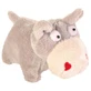 Trixie, varios juguetes para perros, con sonido, felpa, 10-12cm, multicolor