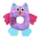 PAWISE Sowa, pluszowa zabawka dla psów, S-M, pluszowa, pluszowa, aktywność fizyczna, wielokolorowa, 16 cm