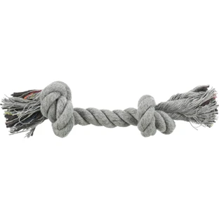 TRIXIE, juguete de cuerda con 2 nudos, 15cm, multicolor